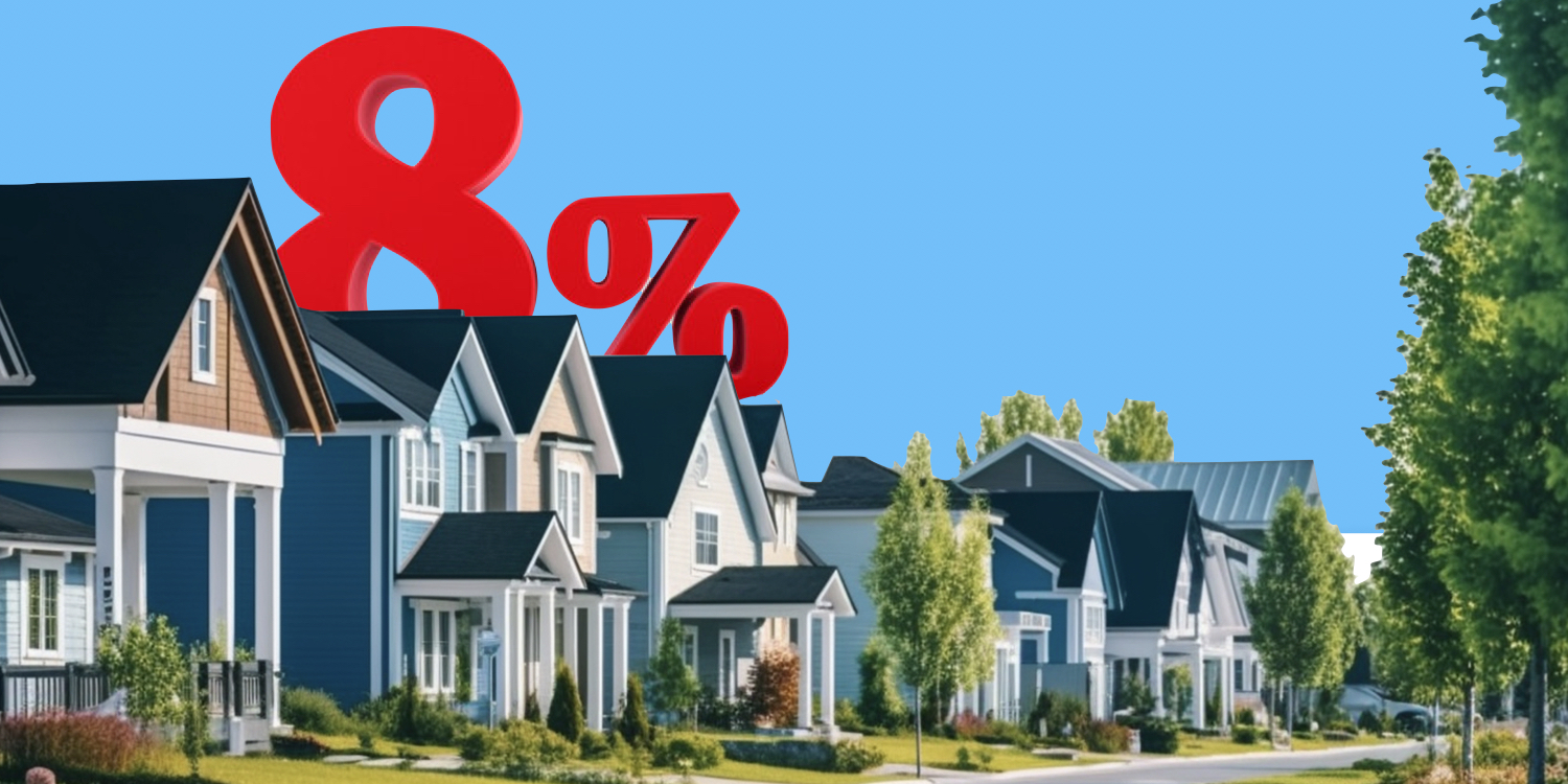 8% rates for traditional and reverse mortgages